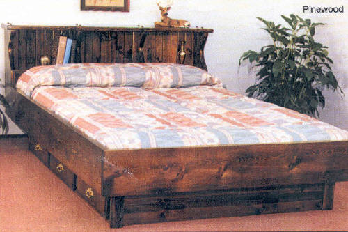 Quality Pine Wooden Frame Beds For Waterbed Mattresses